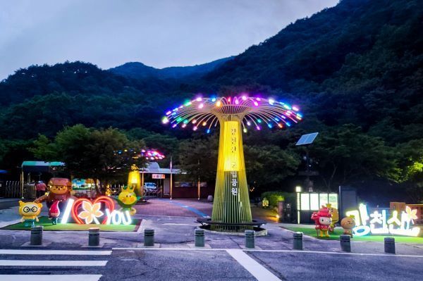 순창 강천산, 야간개장