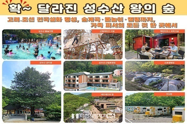 임실 성수산 왕의 숲, 자연휴양림 여름 휴가철  인기