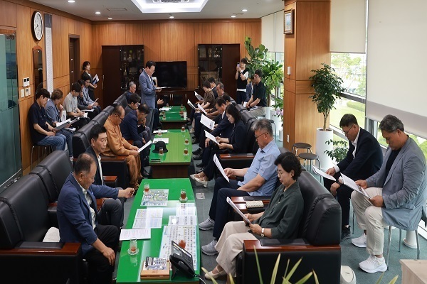 부안군의회, 새만금 RE100 국가산단  부안 유치 의견 나눠